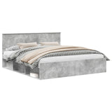 Bed Frame with Headboard Concerte 180 x 200 cm Solid Pine Wood 3410567