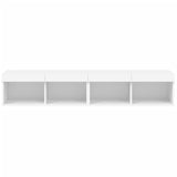 TV Cabinets with LED Lights 2 pcs White 80x30x30 cm 837142