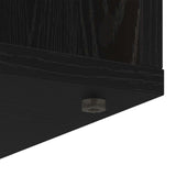 Sideboard with Drawer Black Oak 60 x 33.5 x 84 cm 8000469