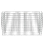 ZNTS Gabion Raised Bed Galvanised Steel 180x50x100 cm 143558