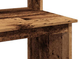 Desk with Shelves Old Wood 102x45x148 cm Engineered Wood 855834