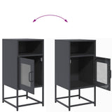 Bedside Cabinet Anthracite 36x39x78 cm Cold-rolled Steel 853412