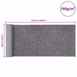 ZNTS Non-slip Painter Fleeces 2 pcs 2532 cm 180 g/m² Grey 3324770