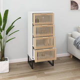 Highboard White 40x30x95 cm Engineered Wood 352124
