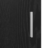 Highboard Black Oak 80 x 42.5 x 185 cm Engineered Wood 3402634