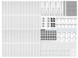 Welded Wire Fence with Spikes 100 x 1.5 m 3353458