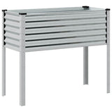 Garden Planter 100x45x90 cm Galvanised Steel 4008973