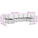Sectional Sofa Set 7 pcs Natural 3375409