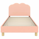 Children's Bed Frame with Headboard Pink 90 x 190 cm 42010974