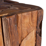 ZNTS Side Table 30x30x80 cm Solid Teak Wood 288807