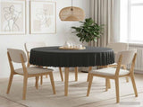 Table Cloth 5 pcs Round Dark Grey 140 cm 42040485