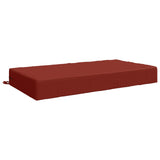 Seat Cushion SOEST 100% Polyester Red 120 x 80 x 15 cm 944303