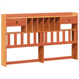 Bed Frame without Mattress Wax Brown 200x200 cm Solid Wood Pine 3308833