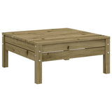 Garden Sofa Natural wood Impregnated solid pine wood 3-Seater 838046