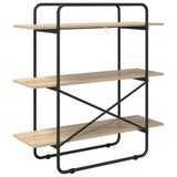 Bookshelf 3-Tier 100 x 35 x 105 cm PB Sonoma Oak 8007793
