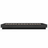 Bed Frame without Mattress Black 100x200 cm 3281204