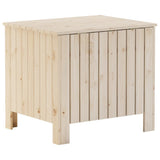Storage Box with Lid RANA 60x49x54 cm Solid Wood Pine 4002327