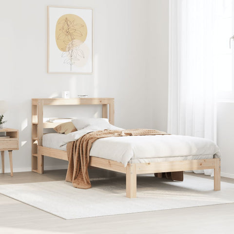 Bed Frame with Headboard without Mattress 75x190 cm Small Single 3306031