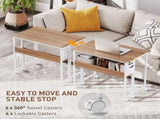 80 cm Drop Leaf Writing Work Desk - Natural Wood Finish T3398P343023