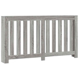 Radiator Cover Grey Sonoma 149x20x82 cm Engineered Wood 852749