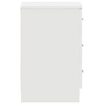 Bedside Cabinet White 38x35x56 cm Engineered Wood 800450