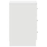Bedside Cabinet White 38x35x56 cm Engineered Wood 800450