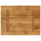 Table Top 80x60x2.5 cm Rectangular Solid Wood Mango 371598