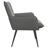 Armchair Dark Grey Velvet 42047724