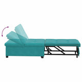Sofa Bed Turquoise 194 x 67 x 82 cm Velvet 42008603