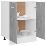 Bottom Cabinet Lyon Concrete Grey 60x46x81.5 cm Engineered Wood 801192