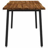 120 x 90 x 75 cm Solid Acacia Wood Natural and Black 937546