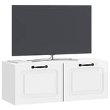 Wall-Mounted TV Cabinet High Gloss White 78.5 x 31 x 30 cm 899399