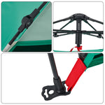 ZNTS Beach Tent 2-Person Sea Green Quick Release Waterproof 4005300