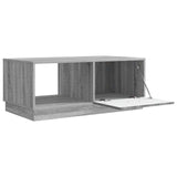 Coffee Table Grey Sonoma 90 x 50 x 37 cm Engineered Wood 895421