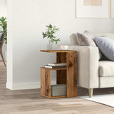 Side Table Old Wood 36x30x56 cm Engineered Wood 856558
