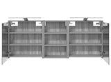 Bathroom Cabinet Set 3 pcs 116 x 16 x 62.5 cm Engineered wood 3403821