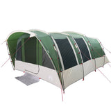Family Tent Tunnel 8-Person Green Waterproof 94749
