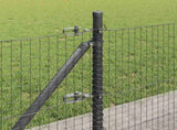 Welded Wire Fence with Concrete Base 100 x 0.4 m 3352605