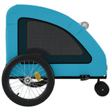 Pet Bike Trailer Blue Oxford Fabric and Iron 93988