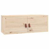 ZNTS Wall Cabinet 80x30x30 cm Solid Wood Pine 818375