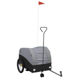 Bike Trailer Black and Grey 45 kg Iron 94147