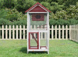 Bird House Mocha 60x58.5x160 cm Solid Wood Pine 172257