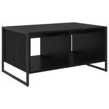 Coffee Table Black Oak 80 x 50 x 40 cm Engineered Wood 886432
