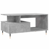 Coffee Table Concrete Grey 90x49x45 cm Engineered Wood 831016