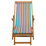 Folding Sun Lounger 3 Position Solid Eucalyptus Wood 42024917