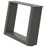 Coffee Table Legs U-Shaped 2 pcs Anthracite 40x cm Steel 4012742
