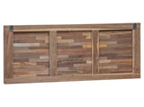 Bed Headboard Natural Solid Teak Wood 42024547