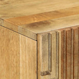 Highboard Brown 60x33x100 cm Solid Wood Mango 4017750