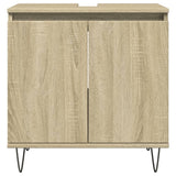 ZNTS Bathroom Cabinet Sonoma Oak 58x33x60 cm Engineered Wood 849674