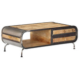 247804 Coffee Table 100x50x35 cm Solid Mango Wood